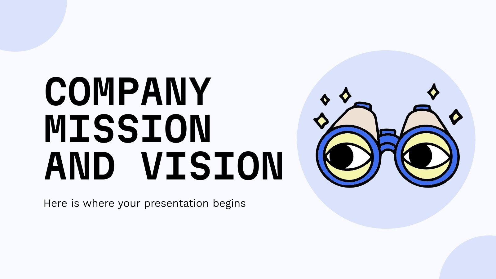Company Mission and Vision Presentation