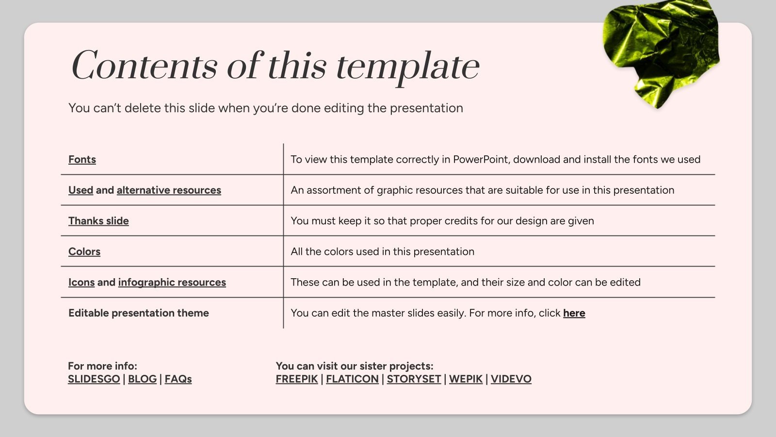 Expressionism Meets Minimalism - Business Basic Template