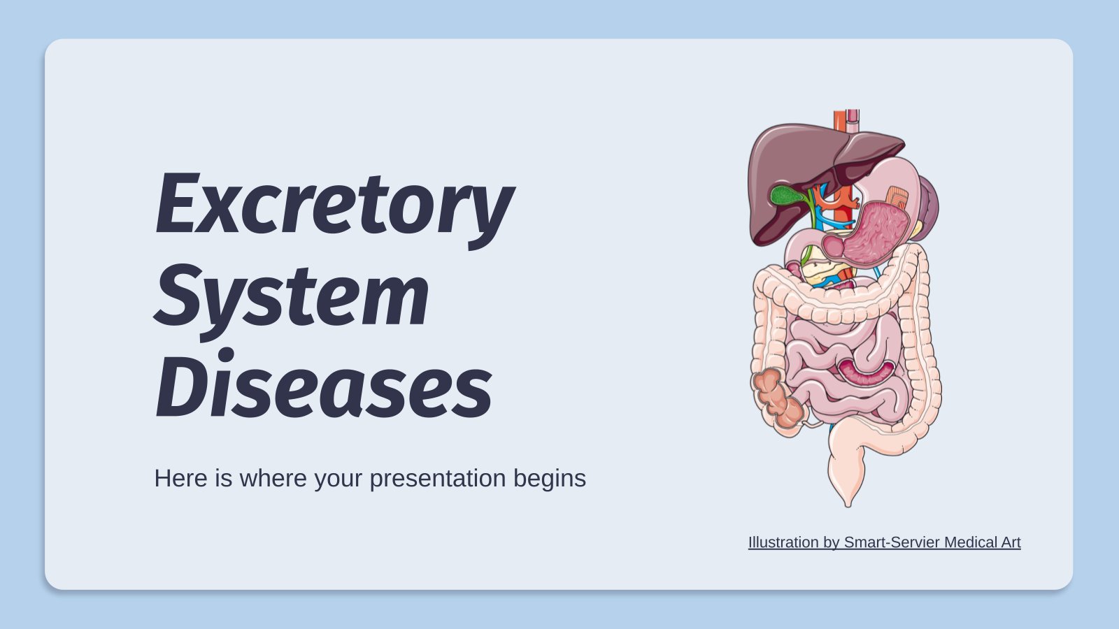 Excretory System Diseases presentation template 