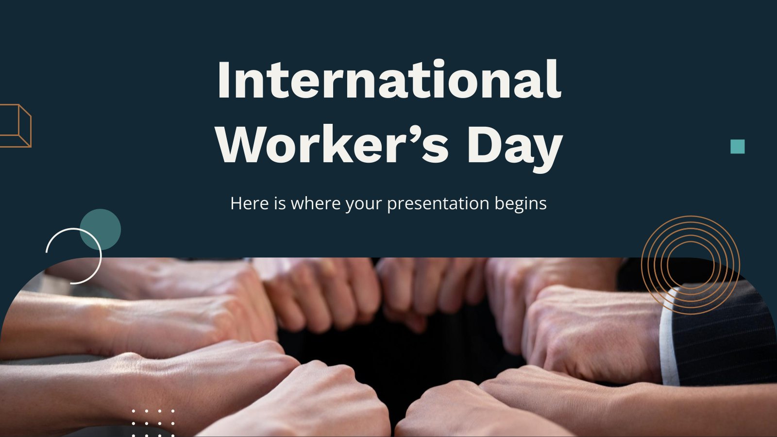 International Workers' Day presentation template 