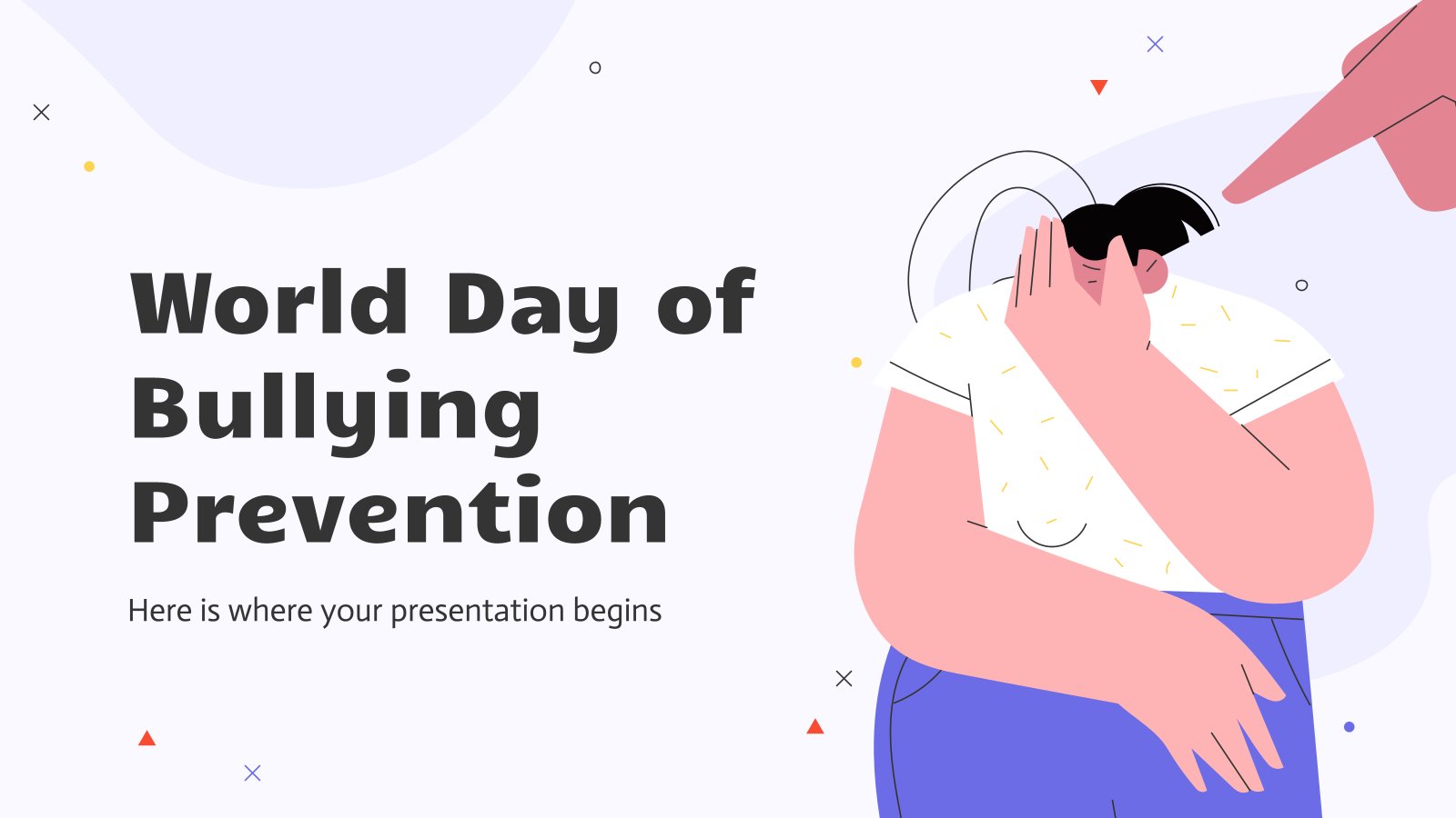 World Day of Bullying Prevention presentation template 