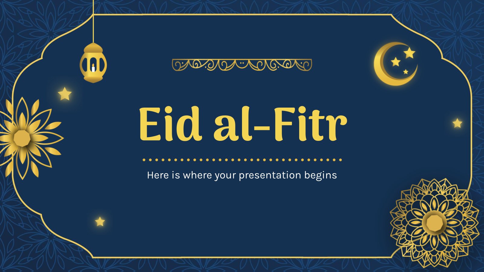 Plantilla de presentación Eid al-Fitr