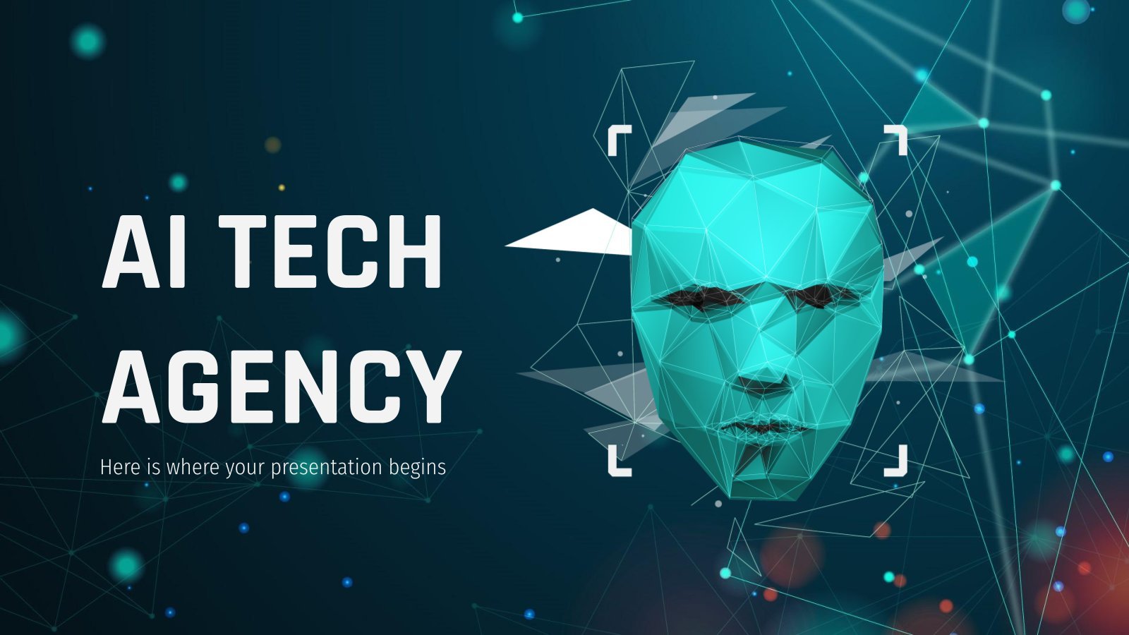 AI Tech Agency presentation template 