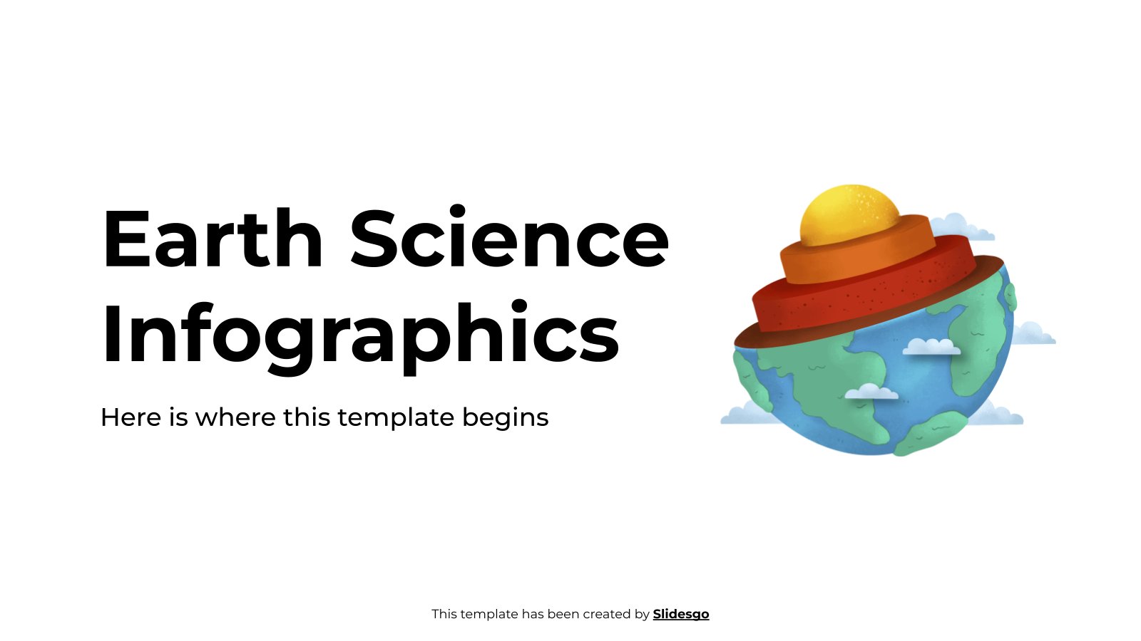 Earth Science Infographics presentation template 