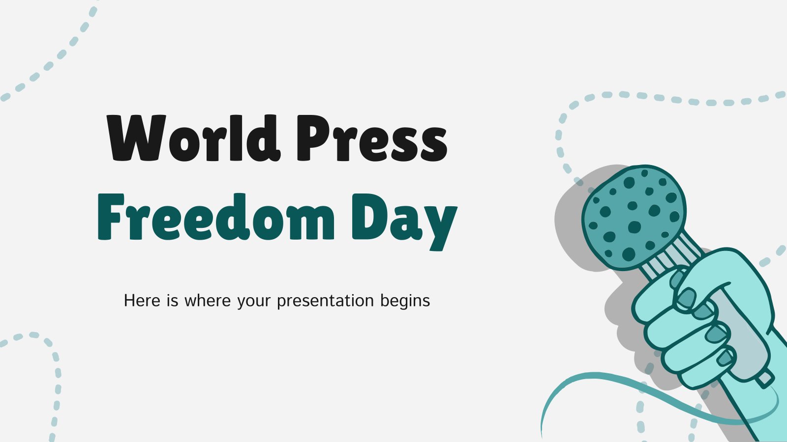 World Press Freedom Day presentation template 