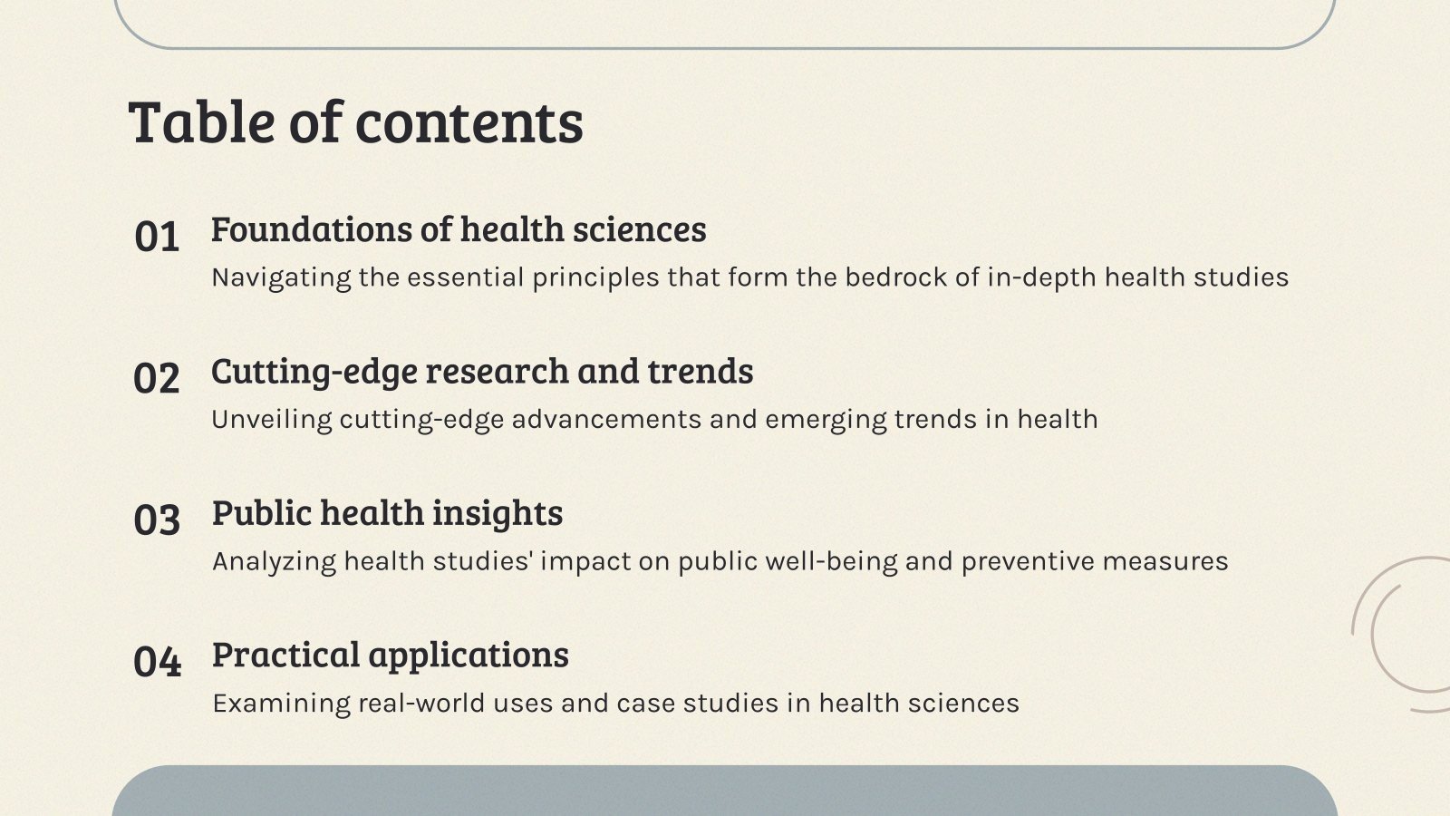 Research Methods in Public Health - Bachelor