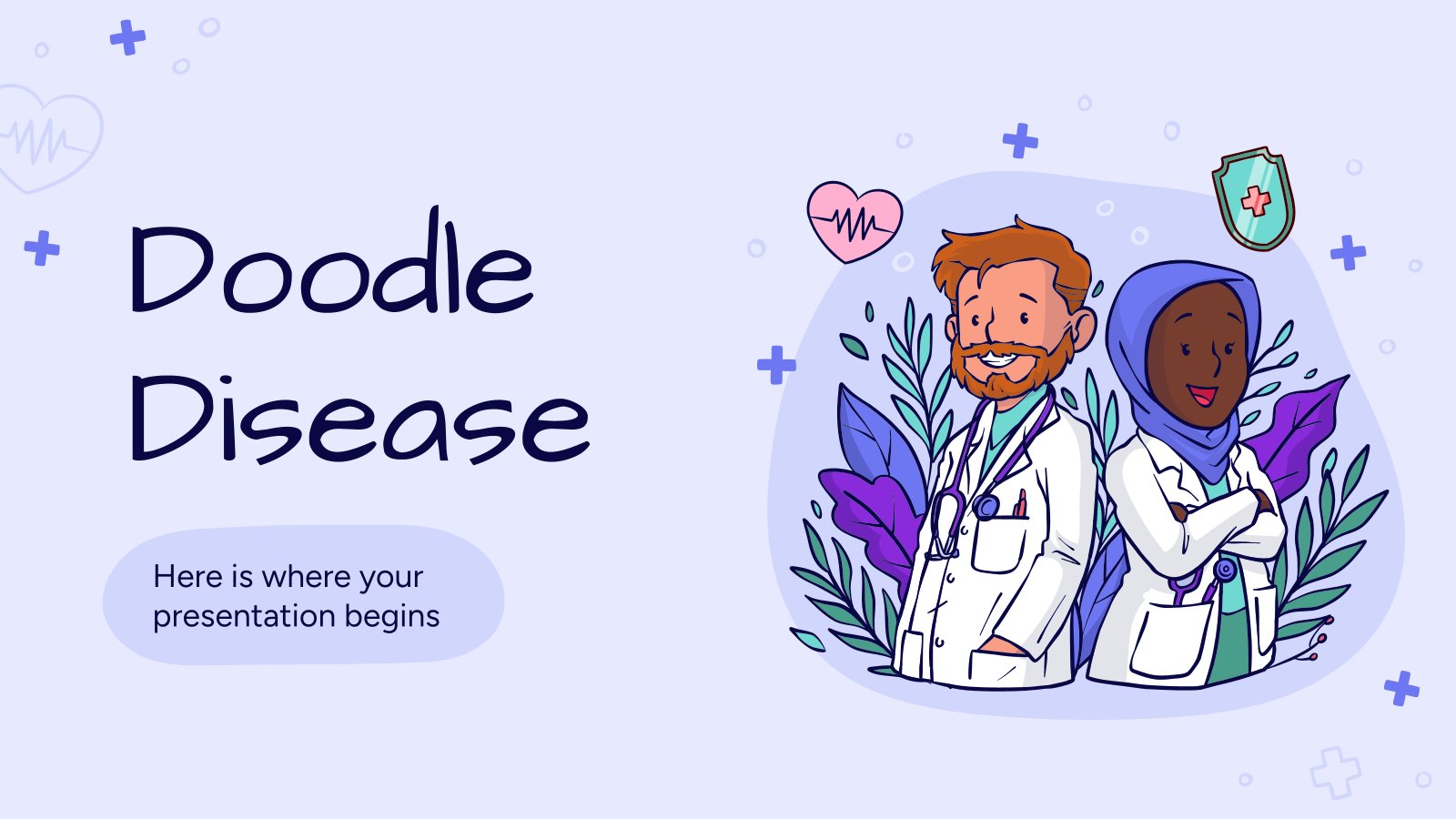 Doodle Disease presentation template 