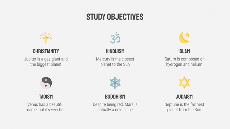 World Religion Thesis presentation template