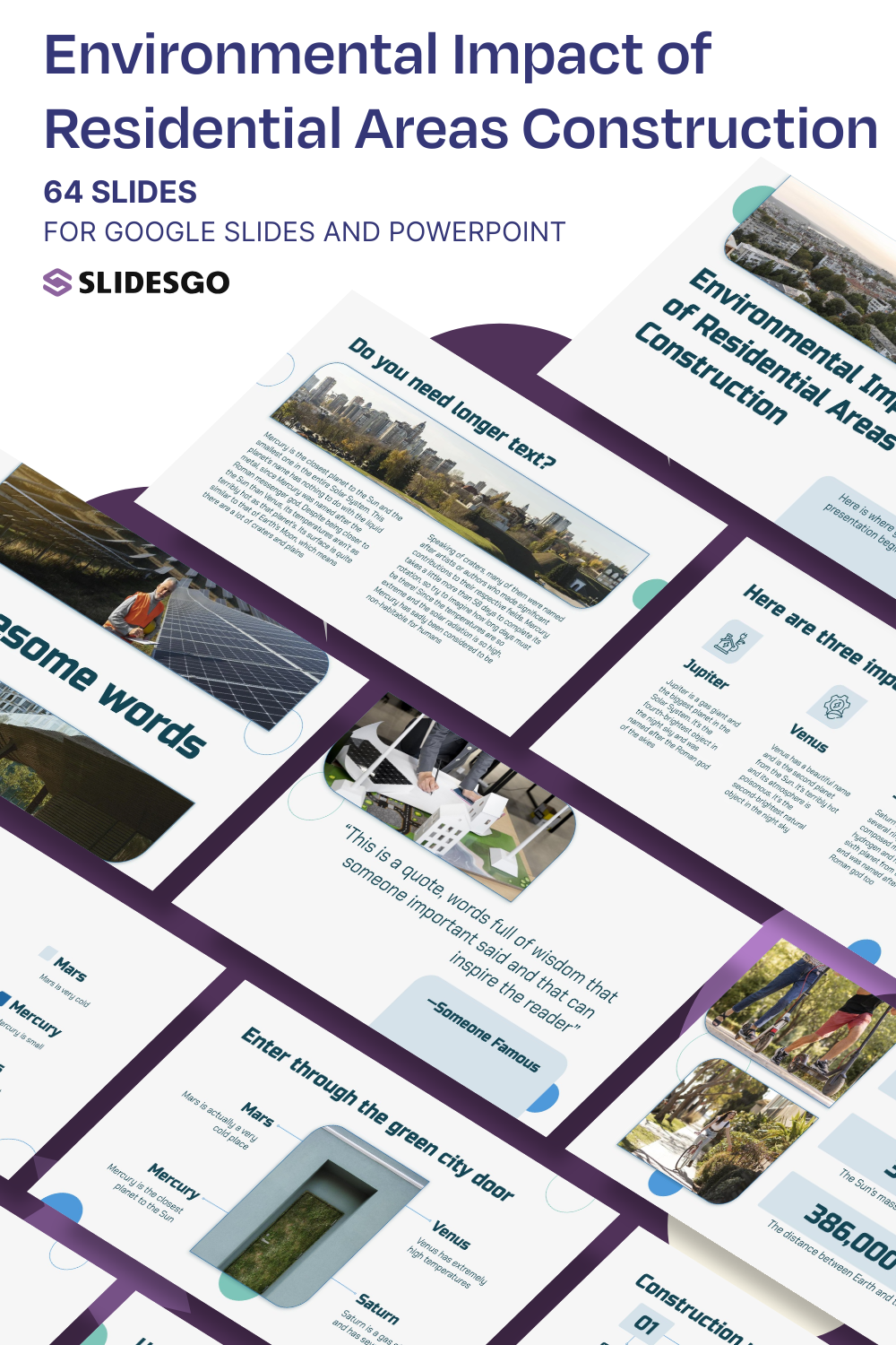 Environmental Impact of Residential Areas Construction
