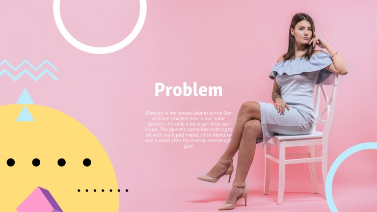 Plantilla de presentación Pitch deck para startup de venta online