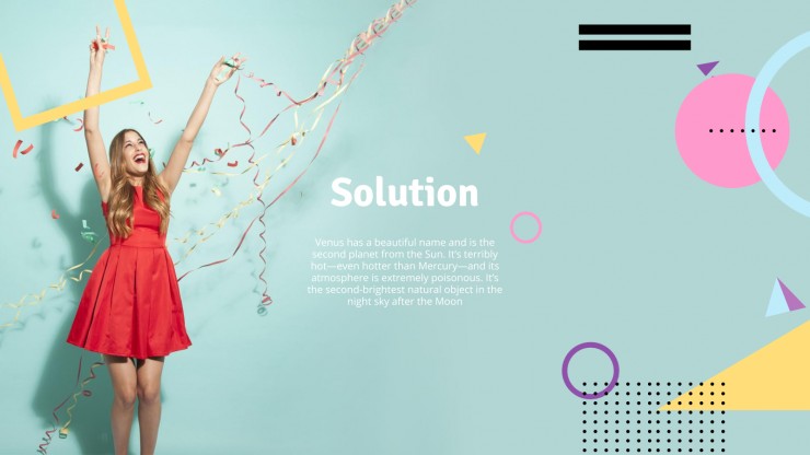 Plantilla de presentación Pitch deck para startup de venta online
