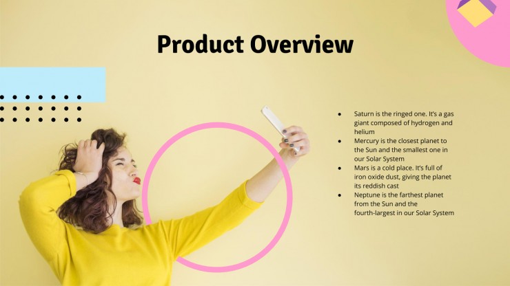 Plantilla de presentación Pitch deck para startup de venta online