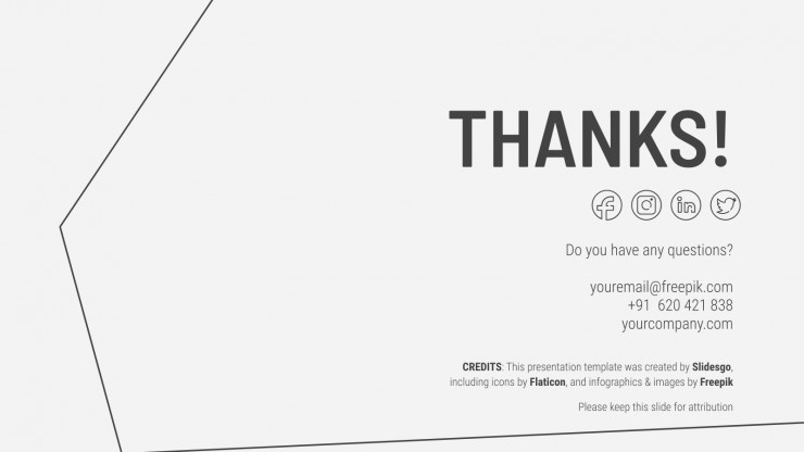 Annual Report presentation template