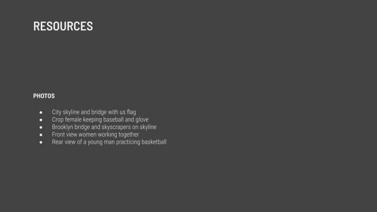 Annual Report presentation template