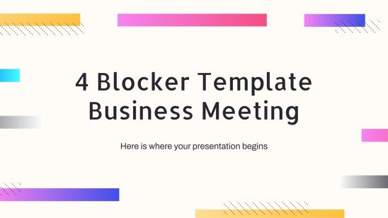 4 Blocker-Vorlage Google Slides- und PowerPoint-Vorlagen