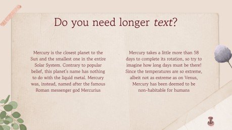 Plantilla de presentación Tema de álbum de recortes cottagecore