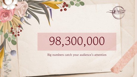 Plantilla de presentación Tema de álbum de recortes cottagecore