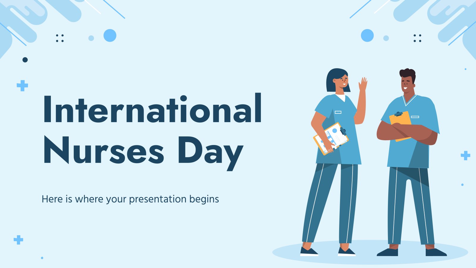 International Nurses Day presentation template 