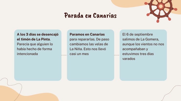 Plantilla de presentación Cristóbal Colón y el descubrimiento de América para niños