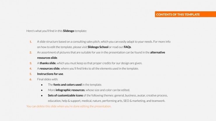 IT Consulting presentation template