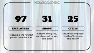 Holographic Textures MK Campaign presentation template 