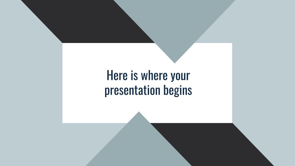 Geometric Business presentation template 
