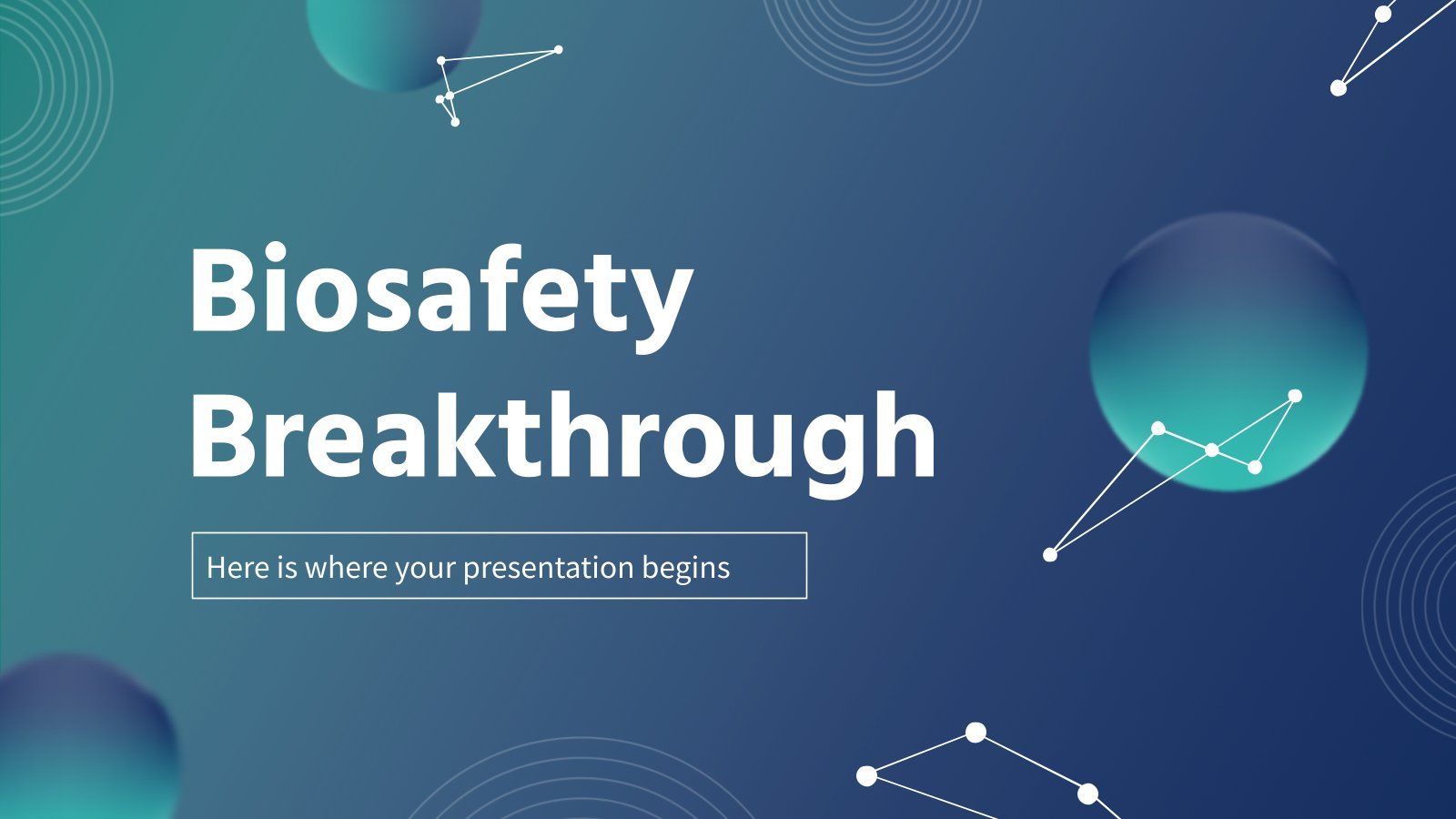 Biosafety Breakthrough presentation template 