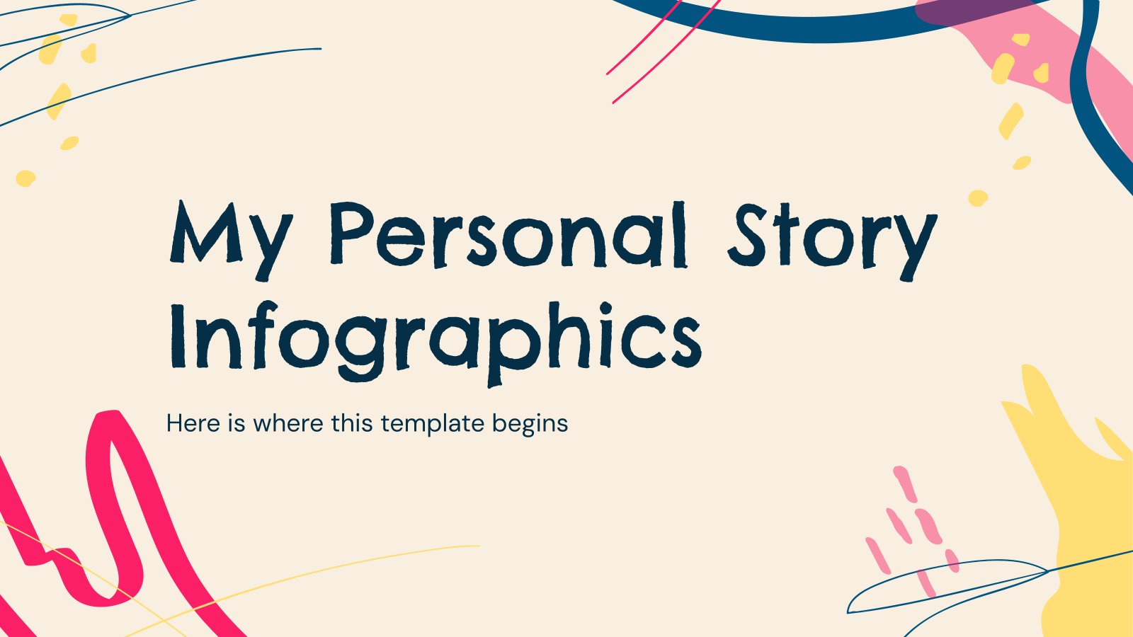 My Personal Story Infographics presentation template 