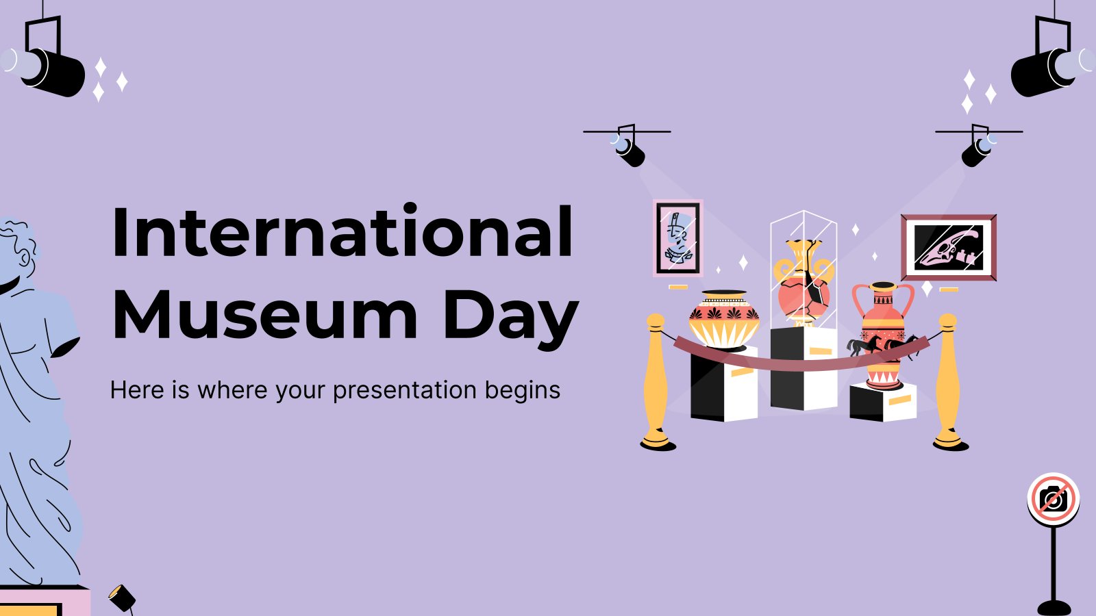 Internationaler Museumstag Präsentationsvorlage