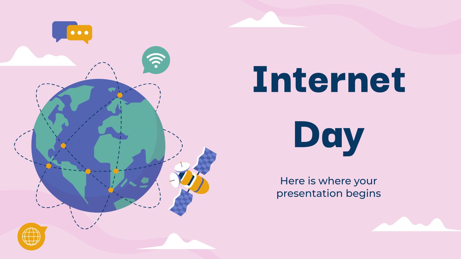 Internet Day presentation template 