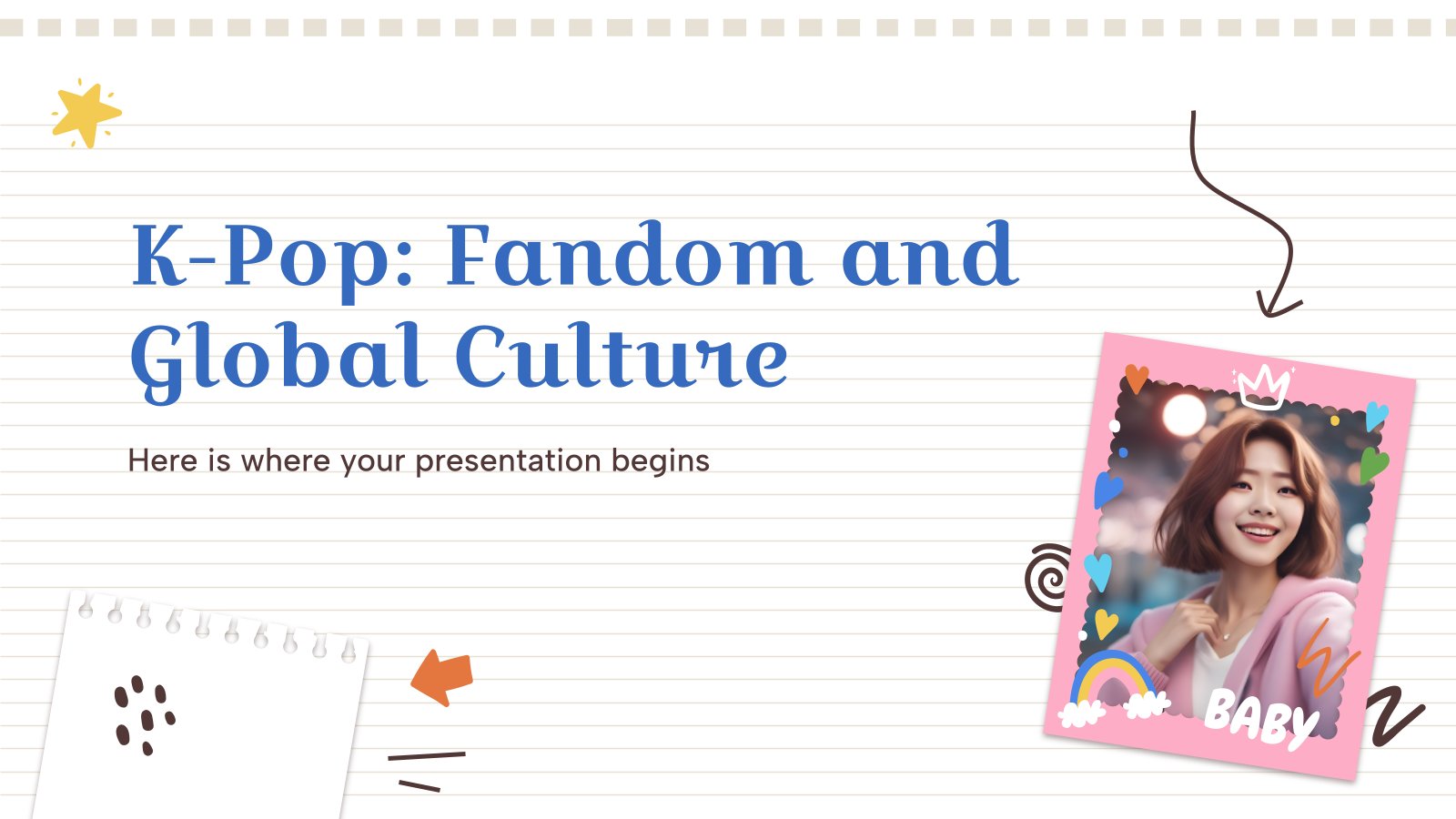 K-Pop: Fandom and Global Culture presentation template 