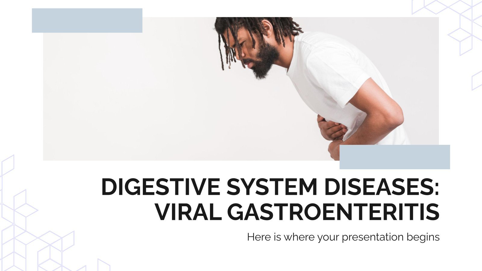 Digestive System Diseases: Viral Gastroenteritis presentation template 