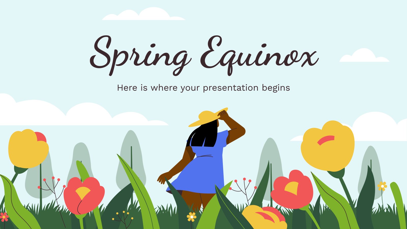 Spring Equinox presentation template 