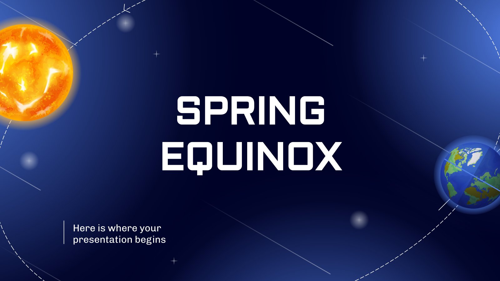 Spring Equinox presentation template 