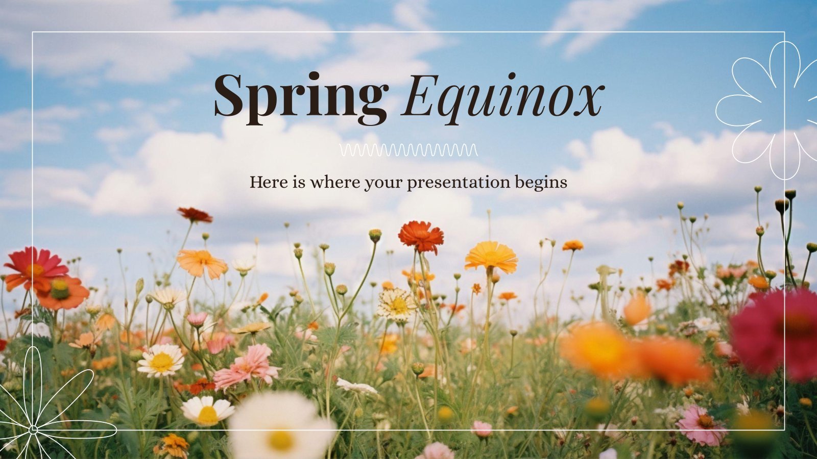 Spring Equinox presentation template 