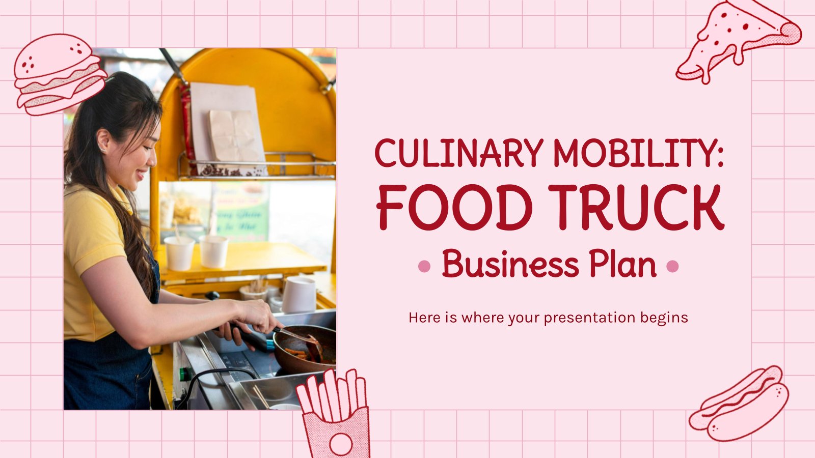 Modelo de apresentação Mobilidade culinária: Plano de negócios de food truck