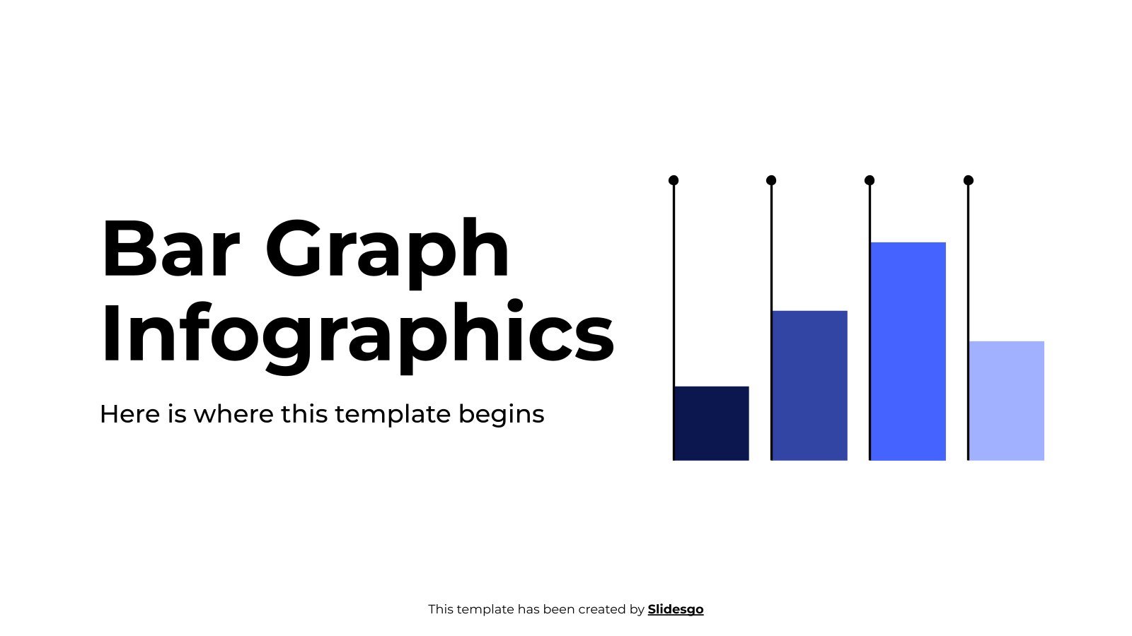 Balkendiagramm-Infografiken Präsentationsvorlage