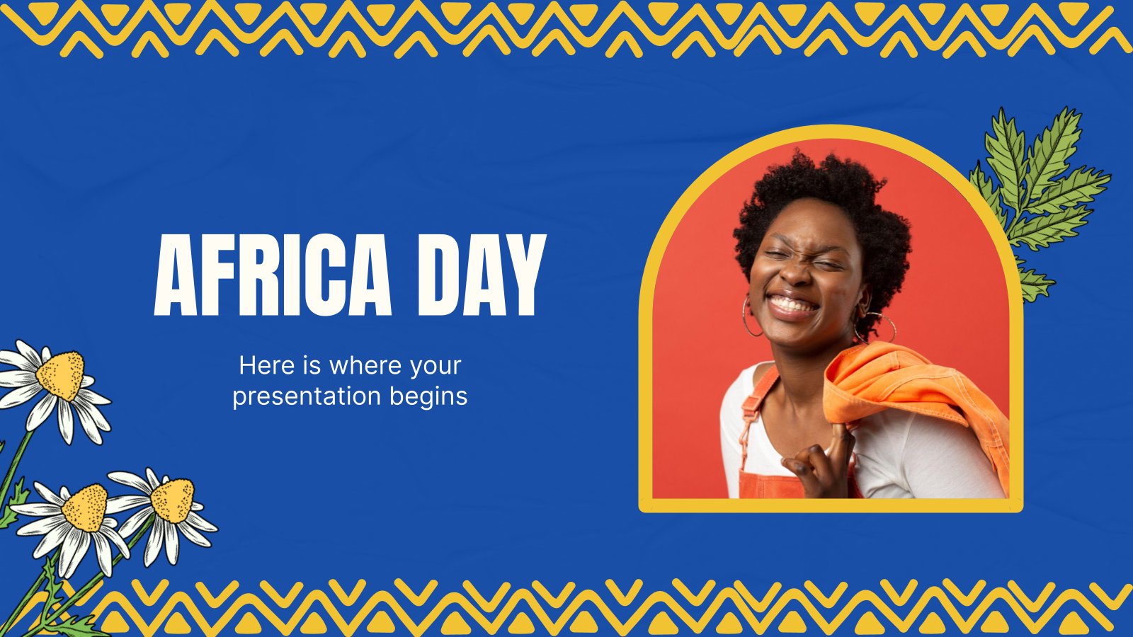 Africa Day presentation template 