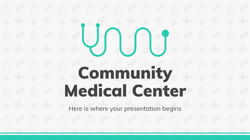 Community Medical Center presentation template 