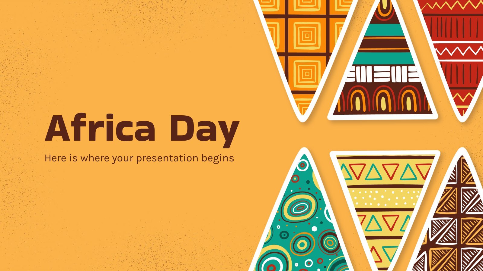 Plantilla de presentación Día de África