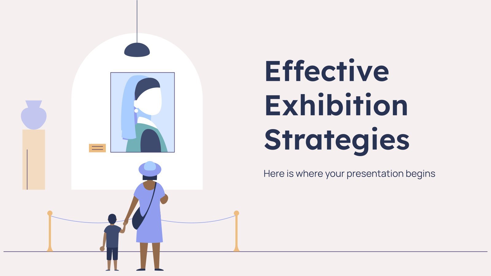 Effective Exhibition Strategies presentation template 