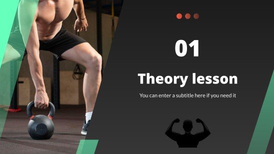 Bodybuilding Workshop for Beginners presentation template 