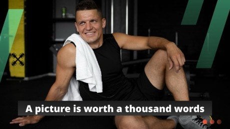 Bodybuilding Workshop for Beginners presentation template 