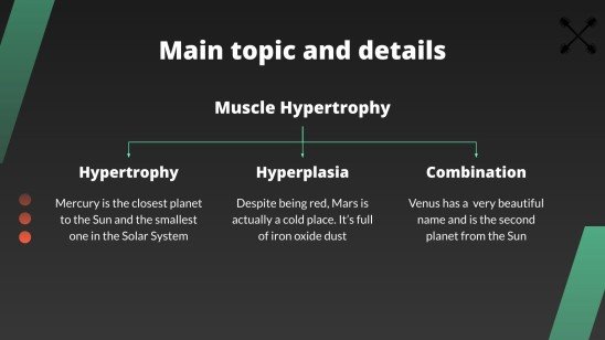 Atelier de musculation pour débutants Modèles de présentation