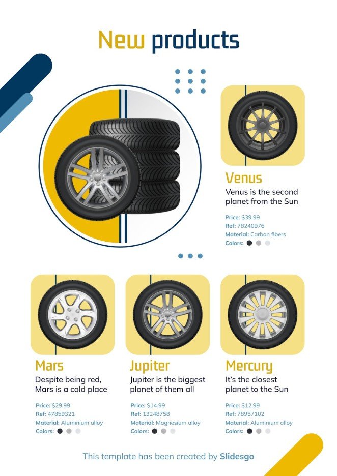 Car Rims Catalog Presentation