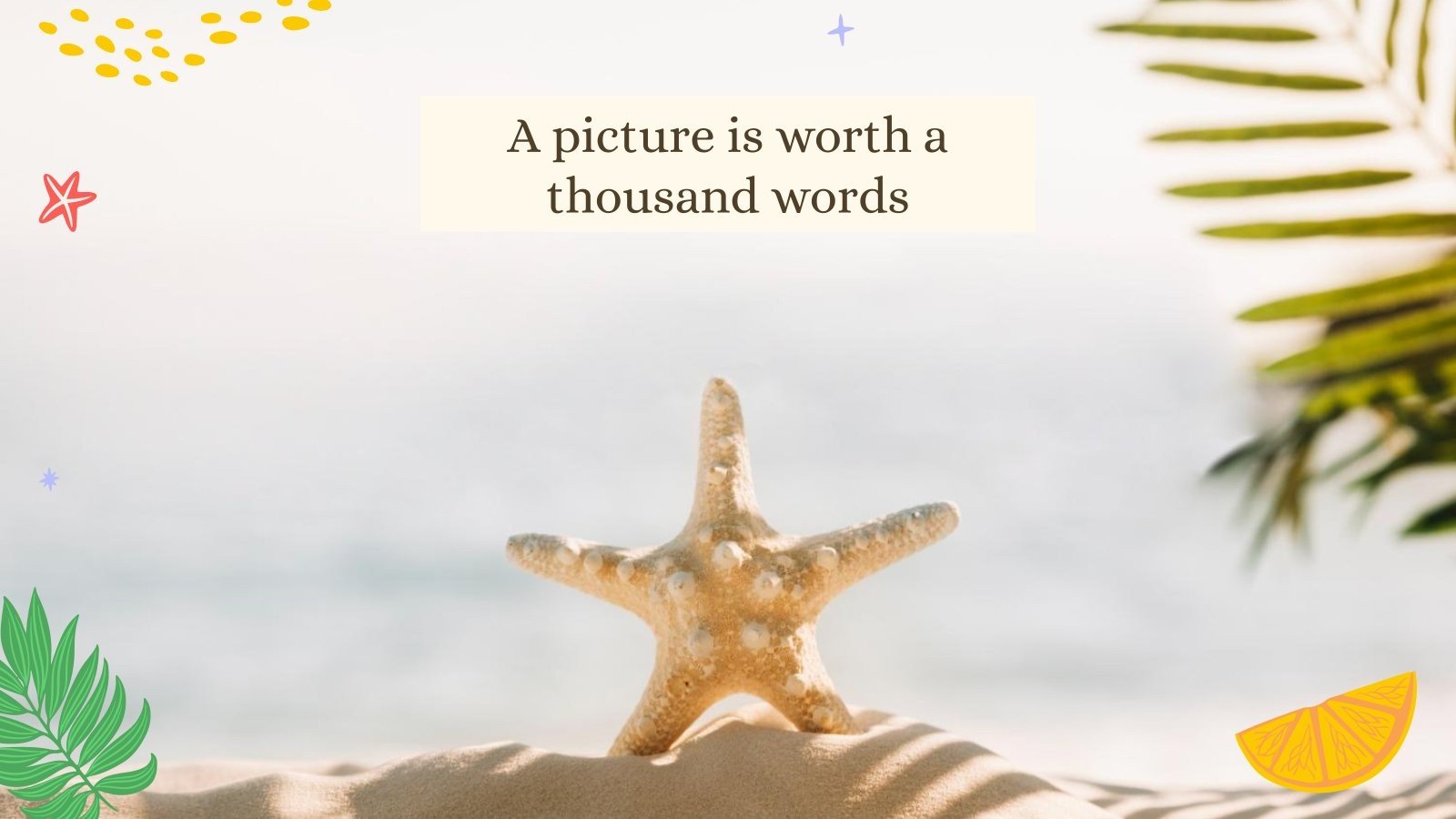 Minimalist Summer Presentation Minimalist summer presentation