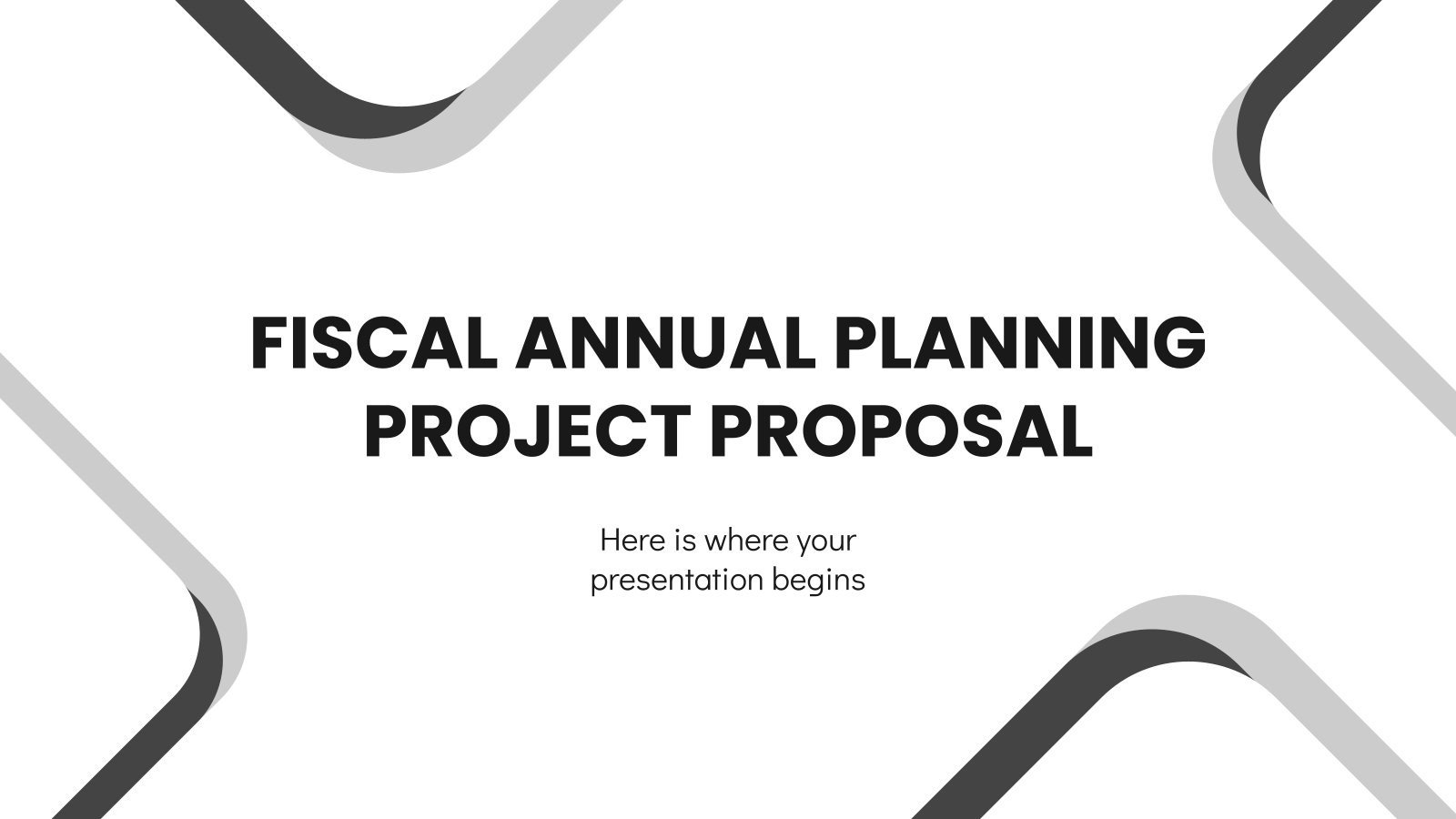 Proposition de projet de planification fiscale annuelle Modèles de présentation