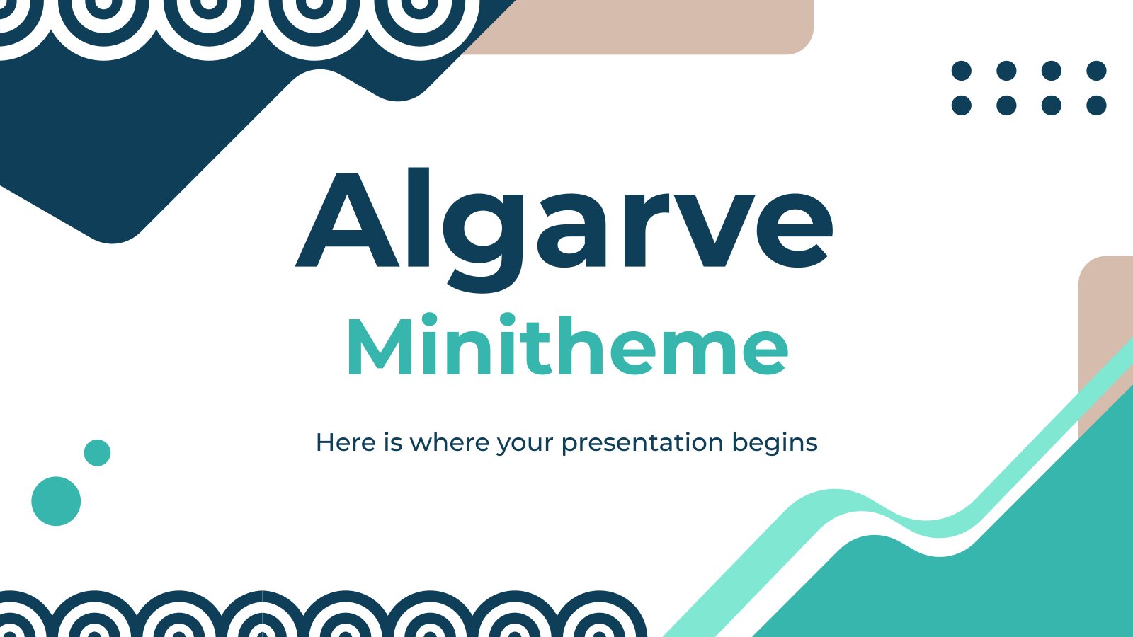 Plantilla de presentación Minitema del Algarve