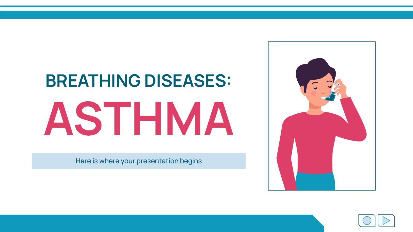 Breathing Diseases: Asthma presentation template 