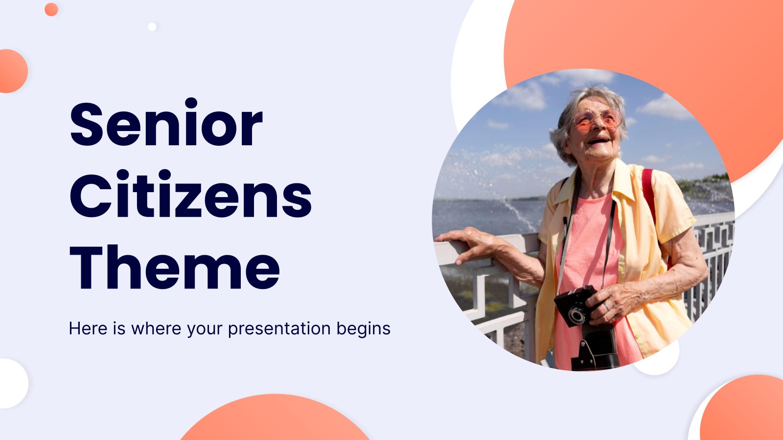 Senior Citizens Theme presentation template 